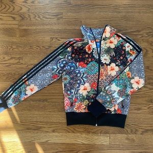 Adidas floral jacket